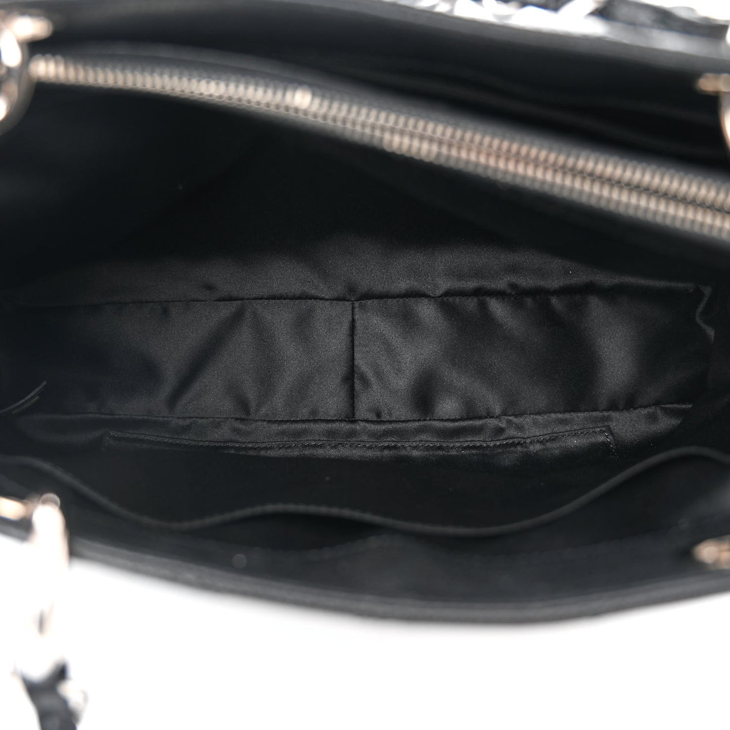 Caviar Quilted Grand Shopping Tote GST Black