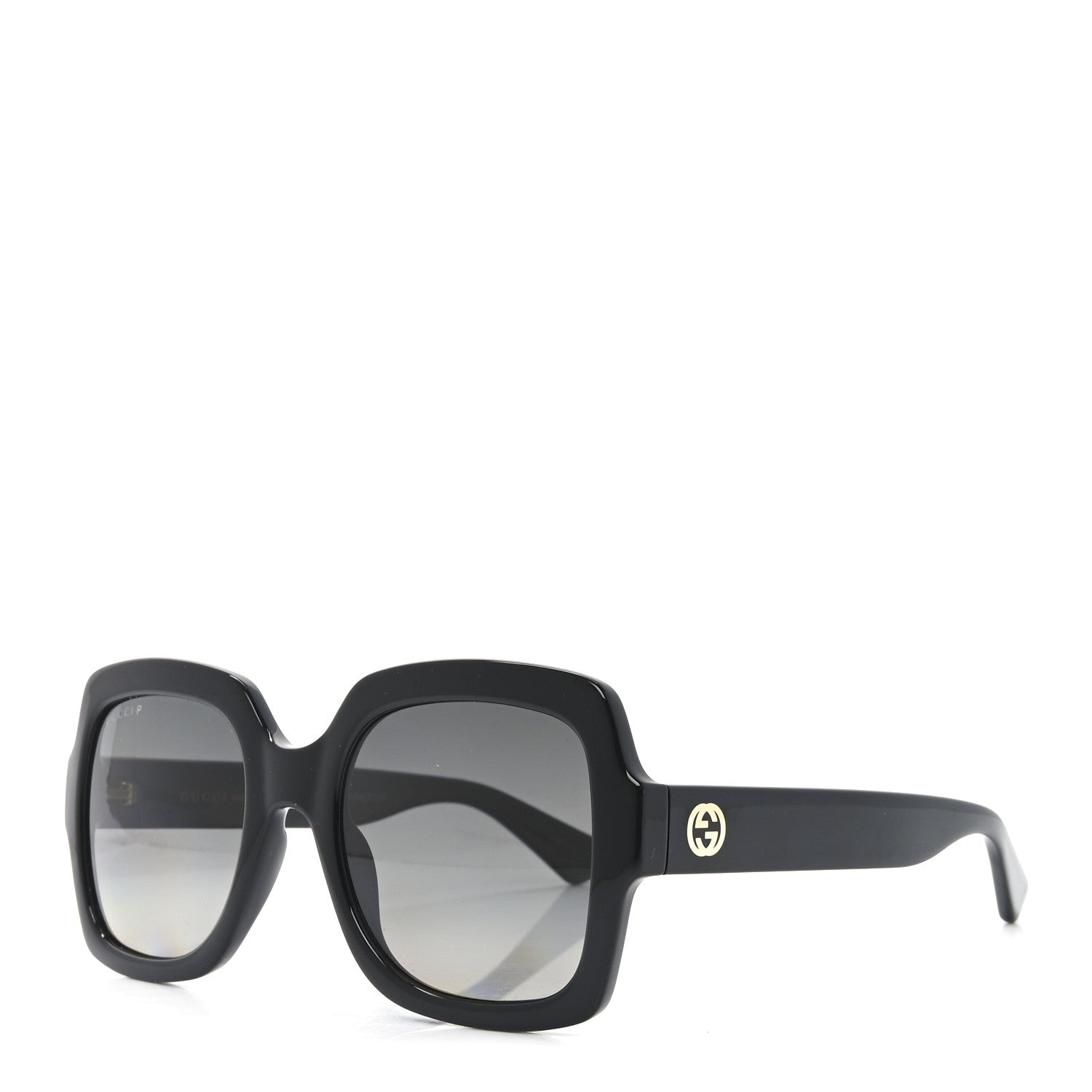 Gucci Acetate Square Frame Sunglasses GG1337S Black 1 of 7
