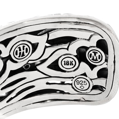 John Hardy Sterling Silver 18K Yellow Gold Legends Naga Kick Cuff Bracelet 4 of 4