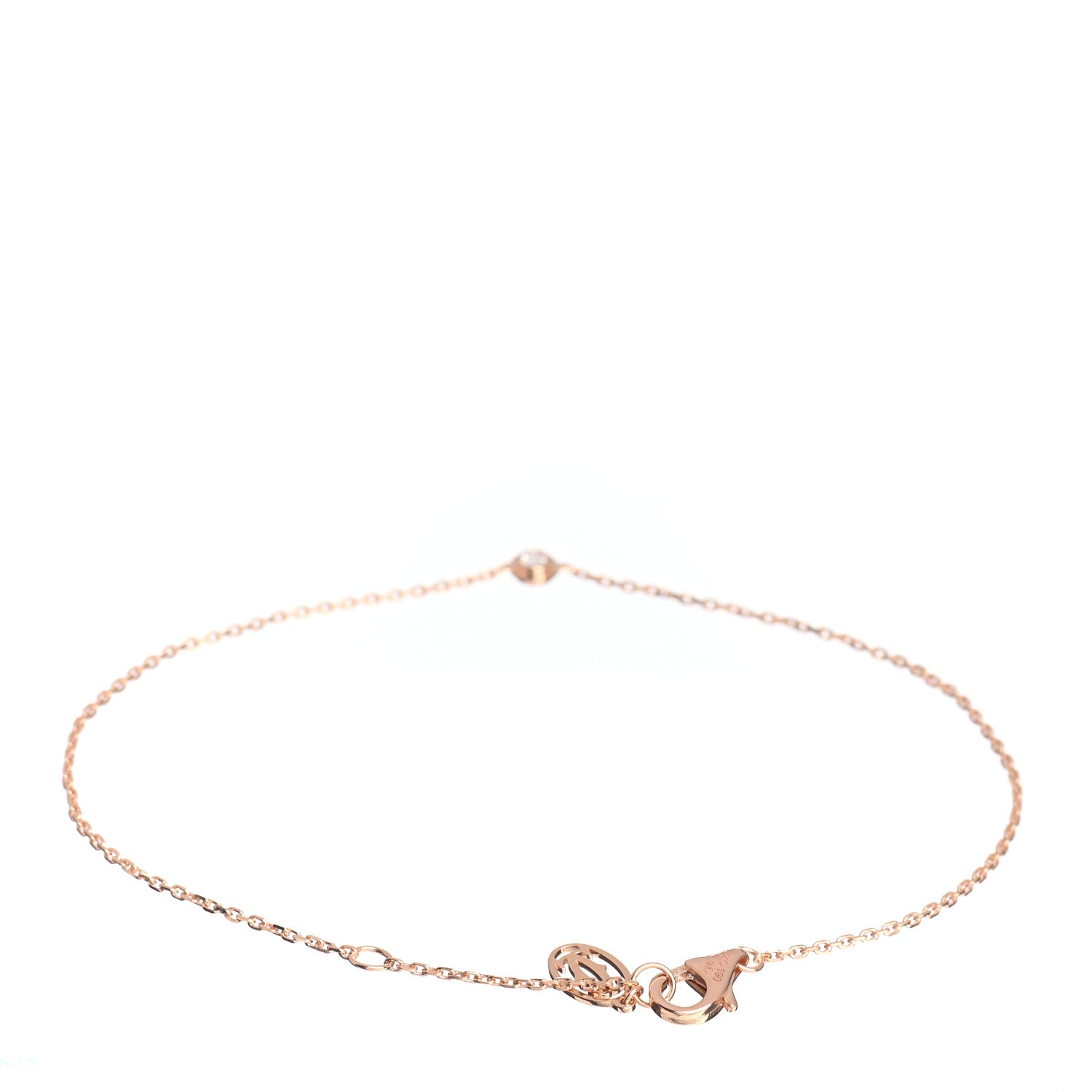 Cartier 18K Pink Gold Diamond XS D'Amour Bracelet 3 of 5