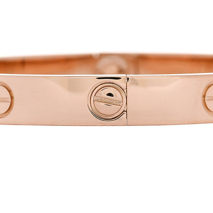 Cartier 18K Pink Gold LOVE Bracelet 16 5 of 9