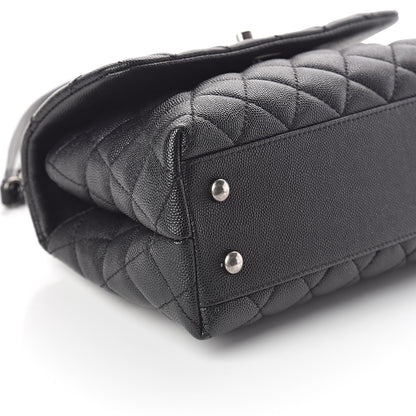 Chanel Caviar Quilted Mini Coco Handle Flap Black 9 of 10
