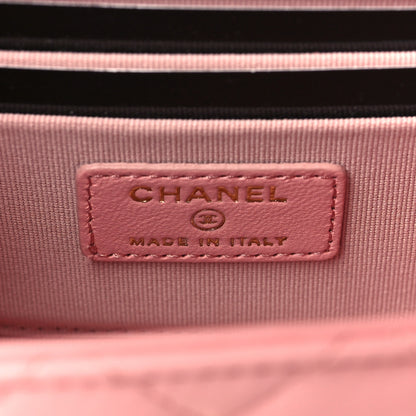 Chanel Lambskin Quilted Mini Trendy CC Clutch With Chain Pink 6 of 10