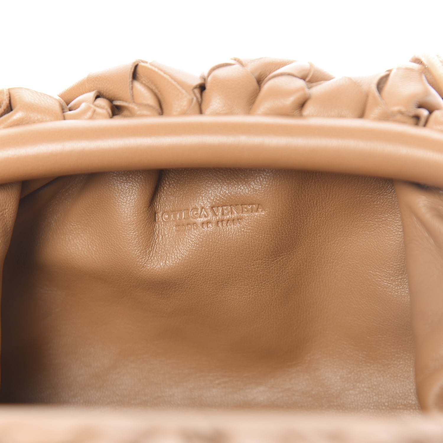Bottega Veneta Nappa Intrecciato The Mini Pouch Carmel 6 of 11
