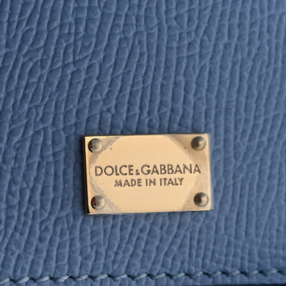 Dolce & Gabbana Dauphine Embroidered Small Miss Sicily Satchel Fiordaliso 8 of 14