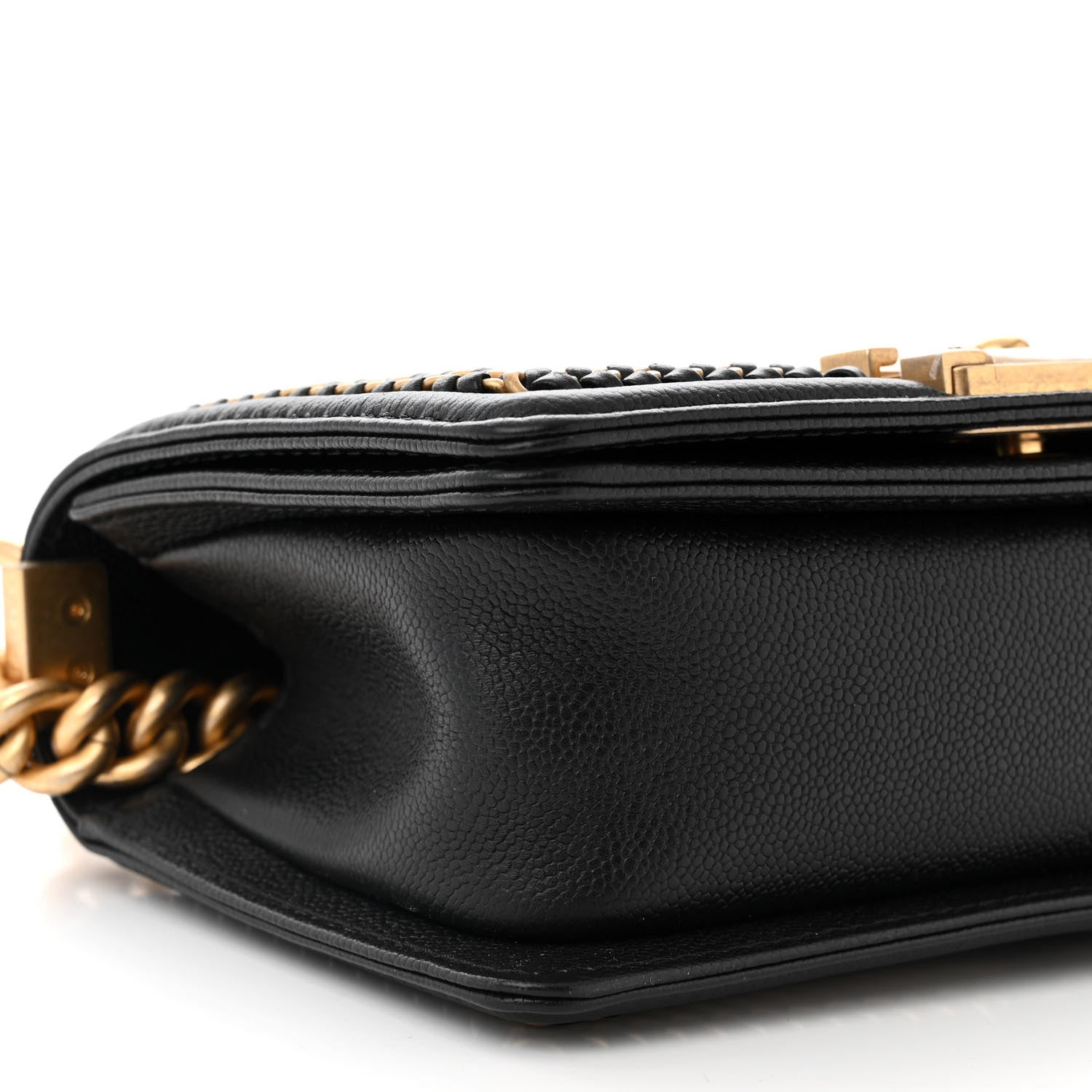 Chanel Caviar Quilted Small Chain Around Boy Flap Black 9 of 11