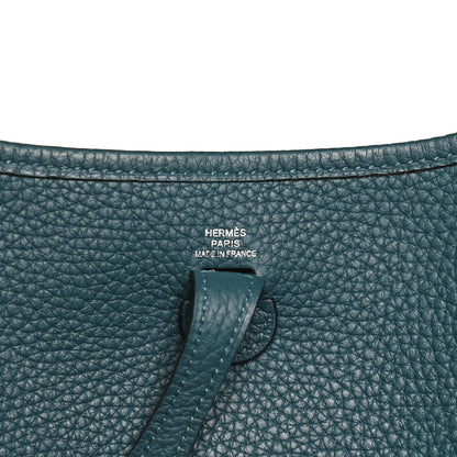 Hermes Taurillon Clemence Amazone Evelyne TPM Colvert Lime 5 of 9