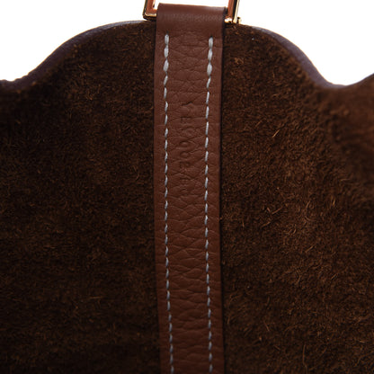 Hermes Taurillon Clemence Picotin Lock 18 PM Gold 9 of 10