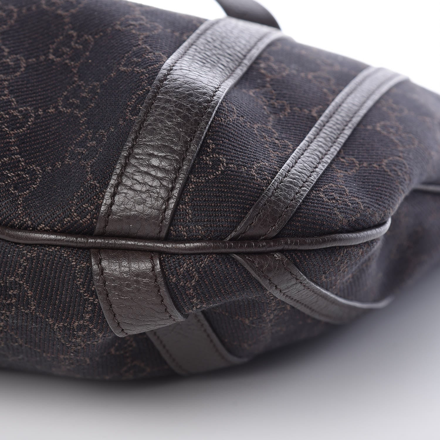 Gucci Monogram Medium Abbey Convertible Tote Dark Brown 9 of 9