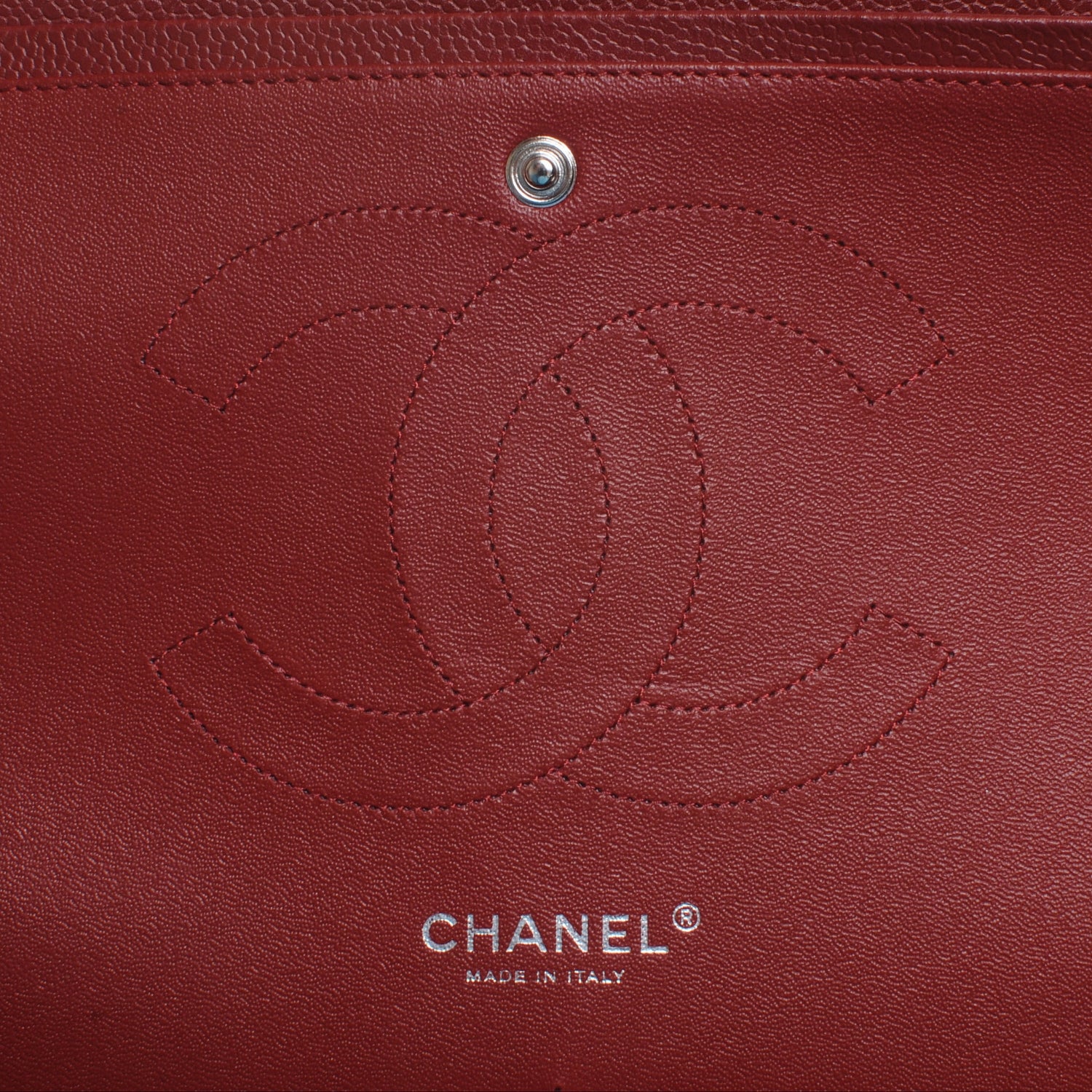 Chanel Caviar Jumbo Double Flap Red 6 of 8