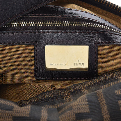 Fendi Zucca Cuoio Lucido Chef Hobo Tobacco Moro 6 of 10