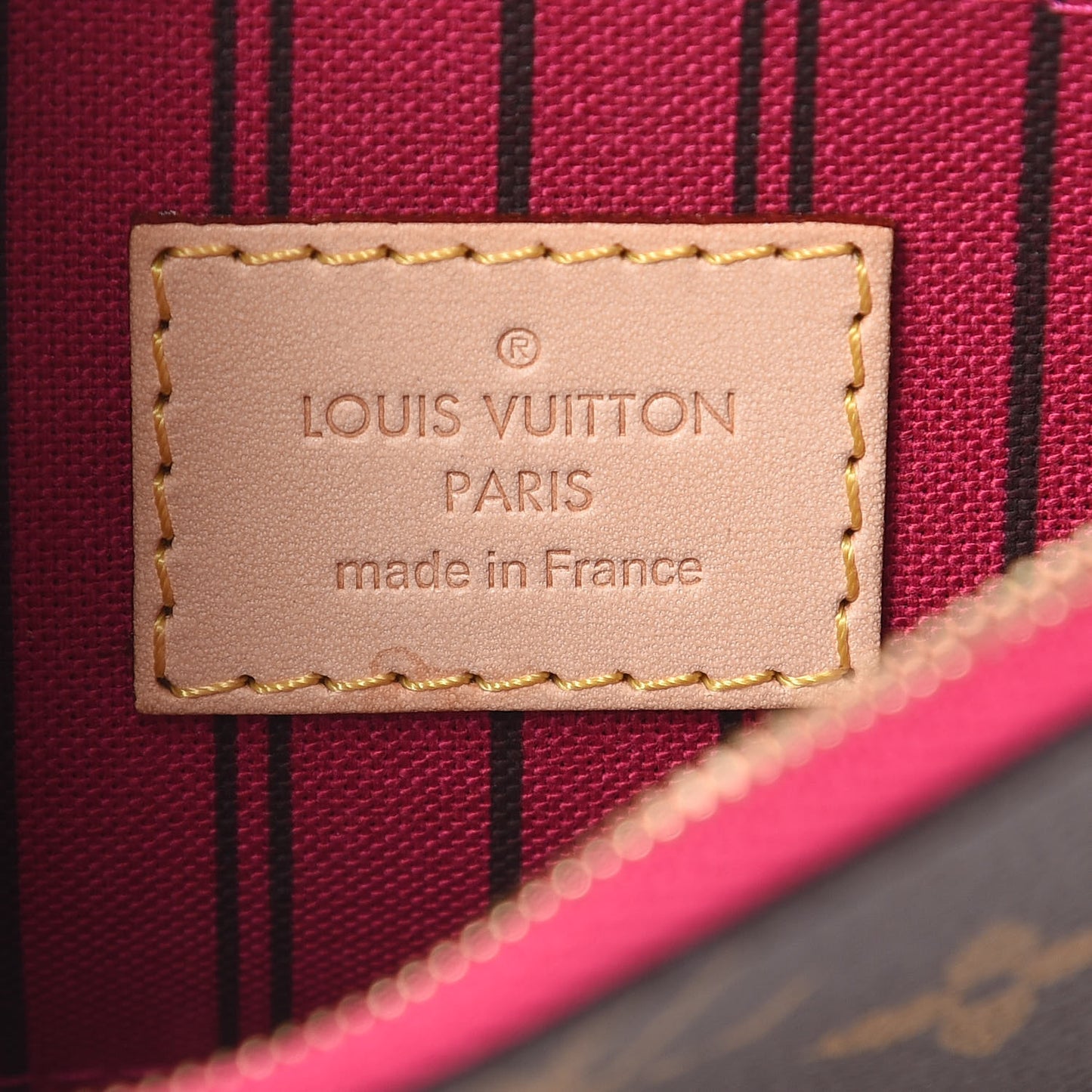 Monogram Neverfull PM Pochette Pivoine