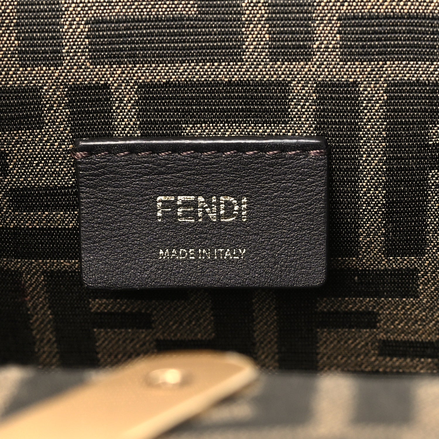 Fendi Shiny Nappa Small Fendi First Caramello 6 of 11