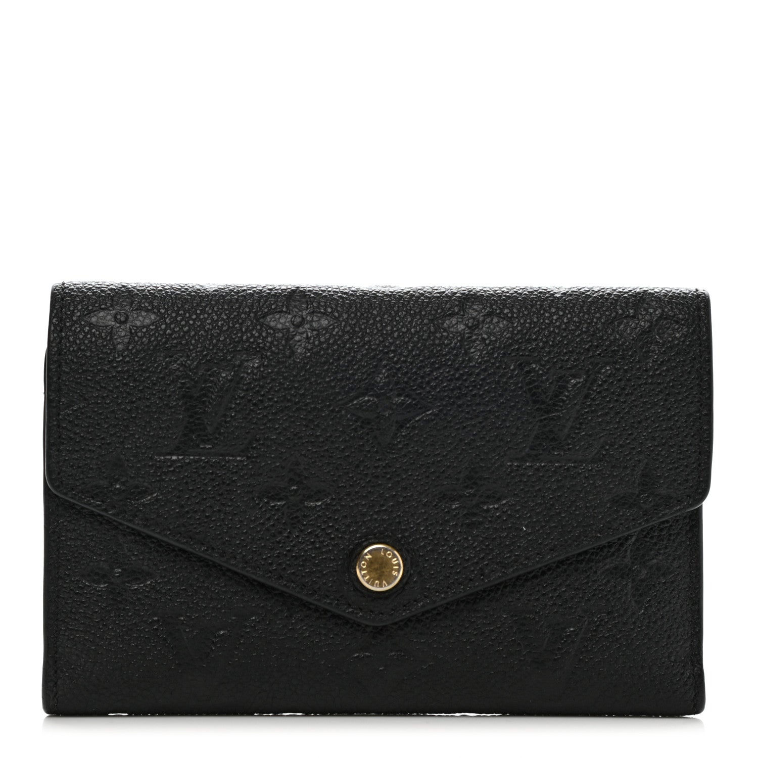 Louis Vuitton Empreinte Compact Curieuse Wallet Black 1 of 7