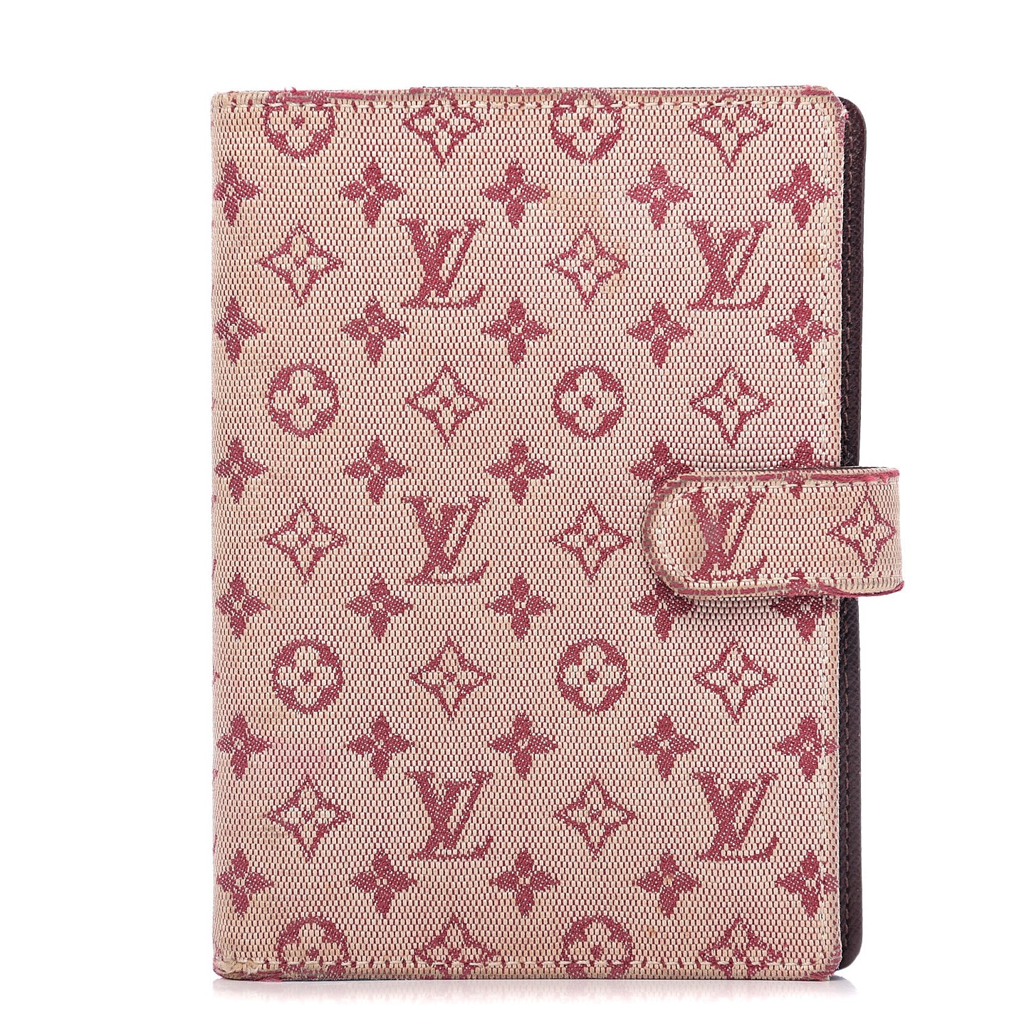 Mini Lin Small Ring Agenda Cover Cherry