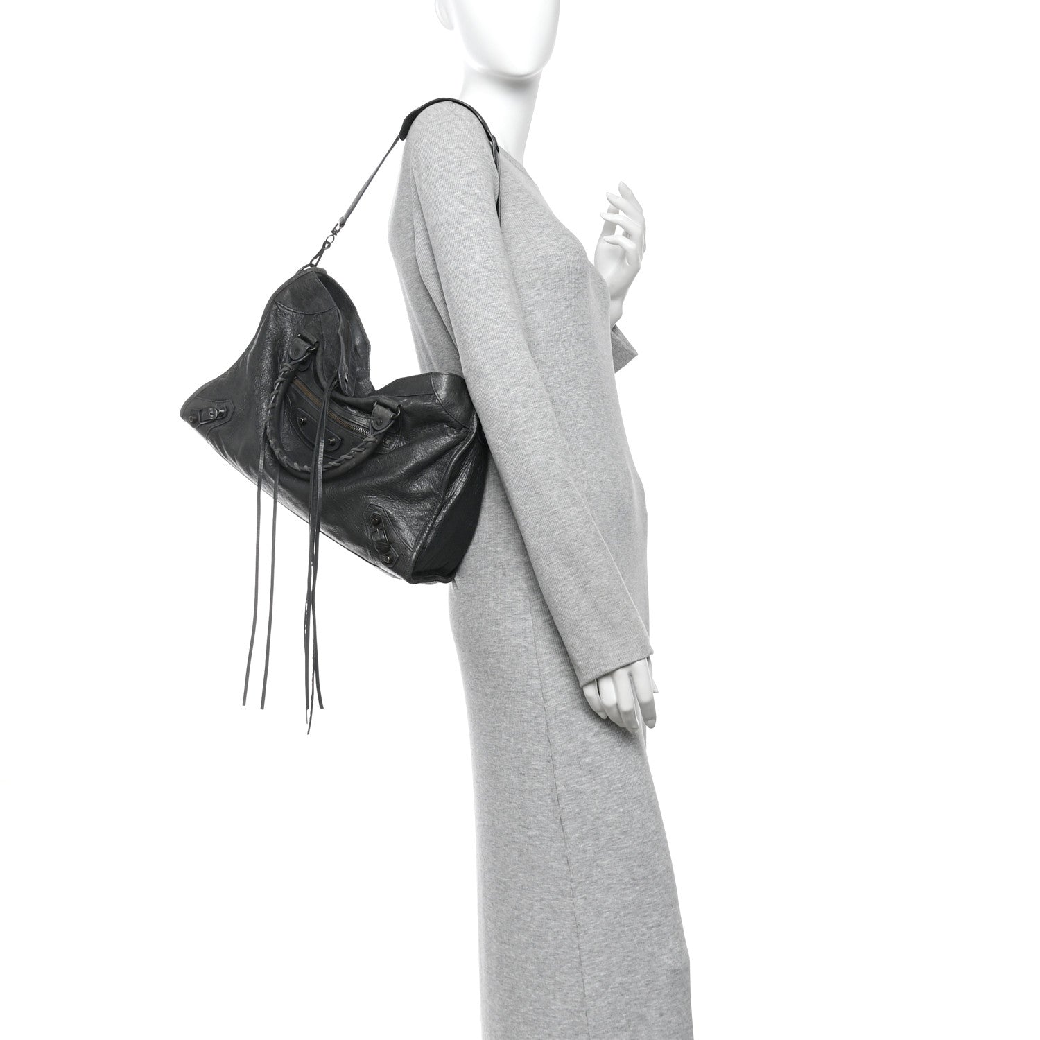Balenciaga Agneau Classic Hardware City Anthracite 2 of 10