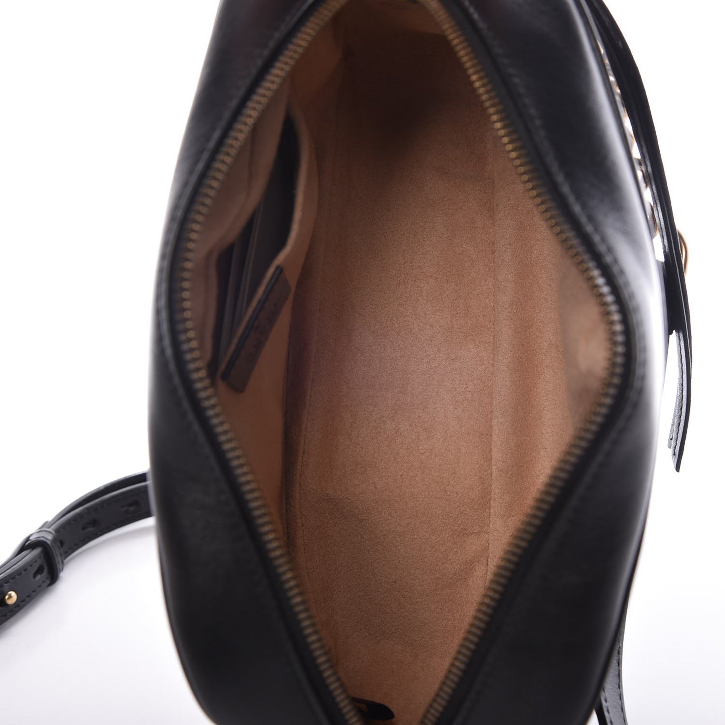 Calfskin Matelasse Small GG Marmont Chain Shoulder Bag Black