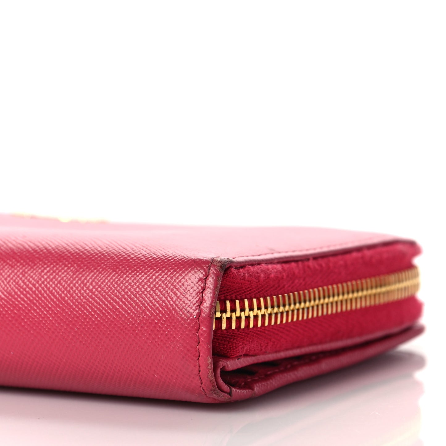 Saffiano Metal Wallet Pink
