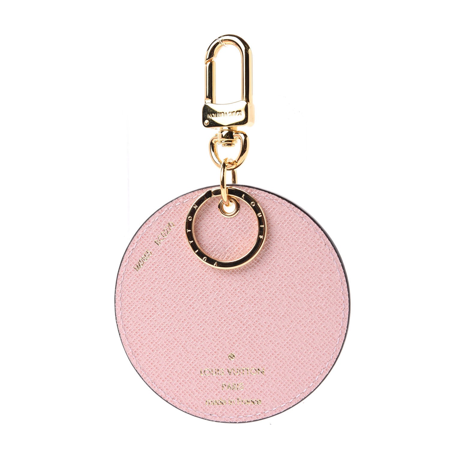 Louis Vuitton Monogram 2020 Christmas Animation Big Wheel Bag Charm Key Ring Rose Ballerine 3 of 9