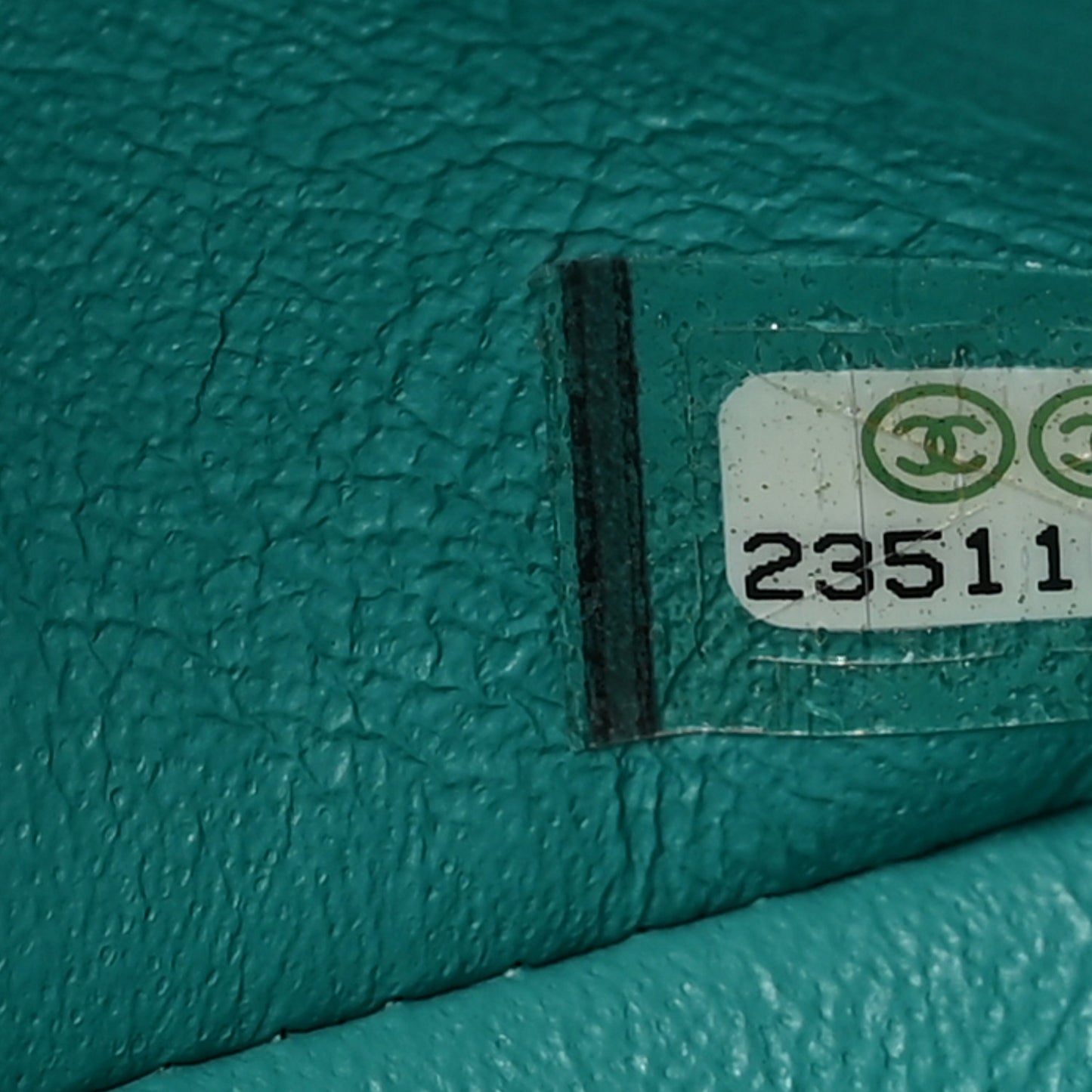 Caviar Quilted Medium Double Flap Turquoise