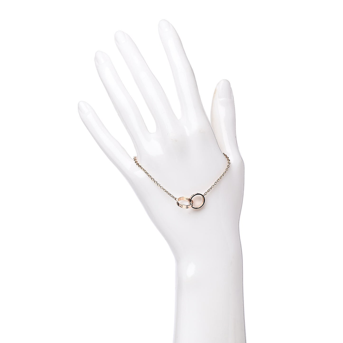 18K Pink Gold Interlocking LOVE Bracelet