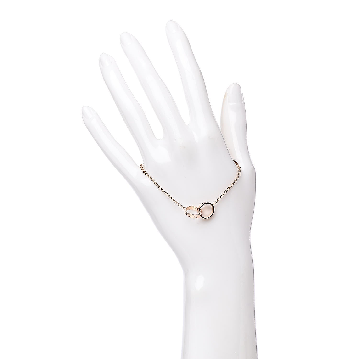 Cartier 18K Pink Gold Interlocking LOVE Bracelet 2 of 4