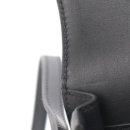 Hermes Evergrain Mini Sac Roulis Black 14 of 14