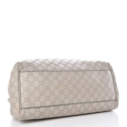 Gucci Guccissima Signature Medium Emily Shoulder Bag Mystic White 4 of 14