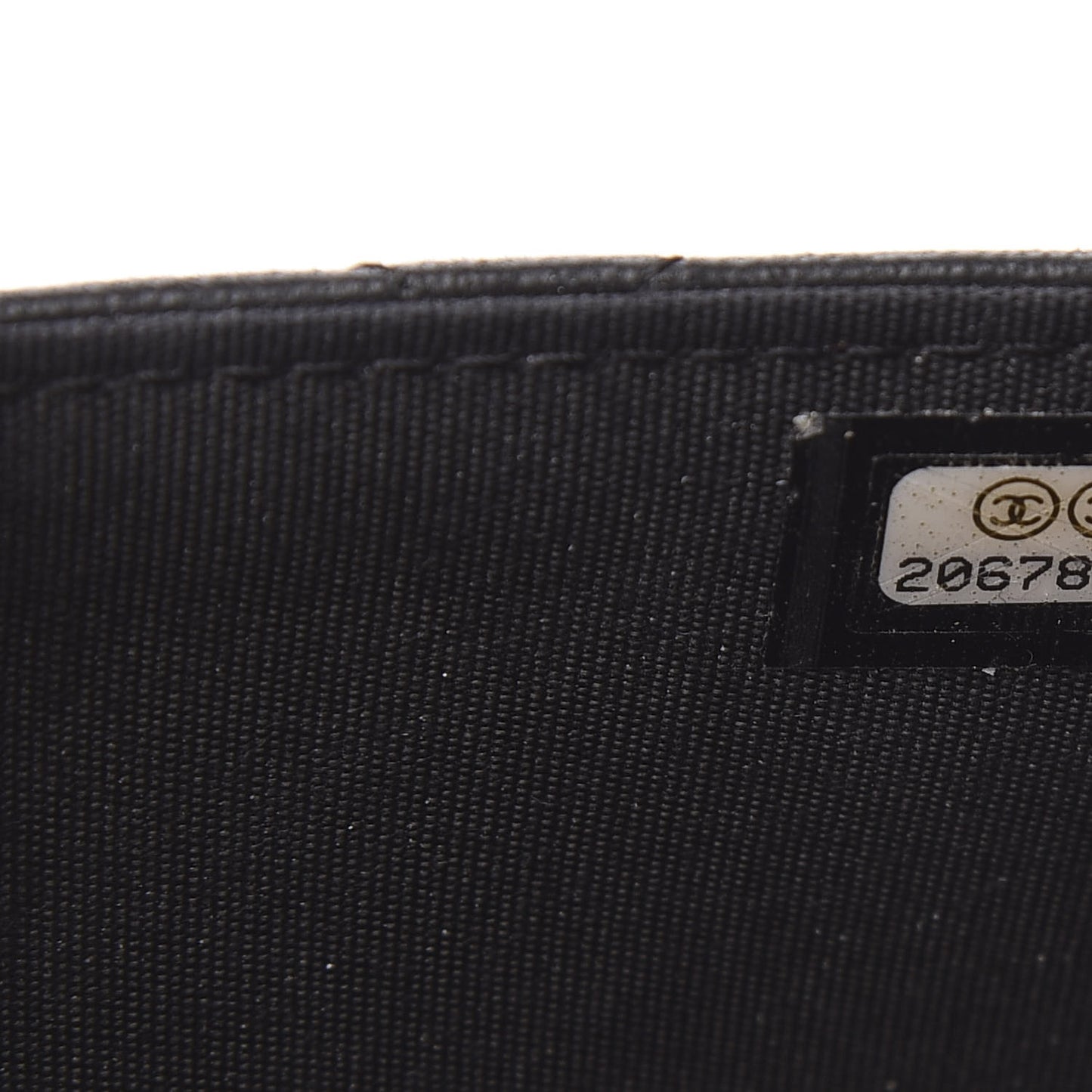 Lambskin Quilted Boy Wallet On Chain WOC Black