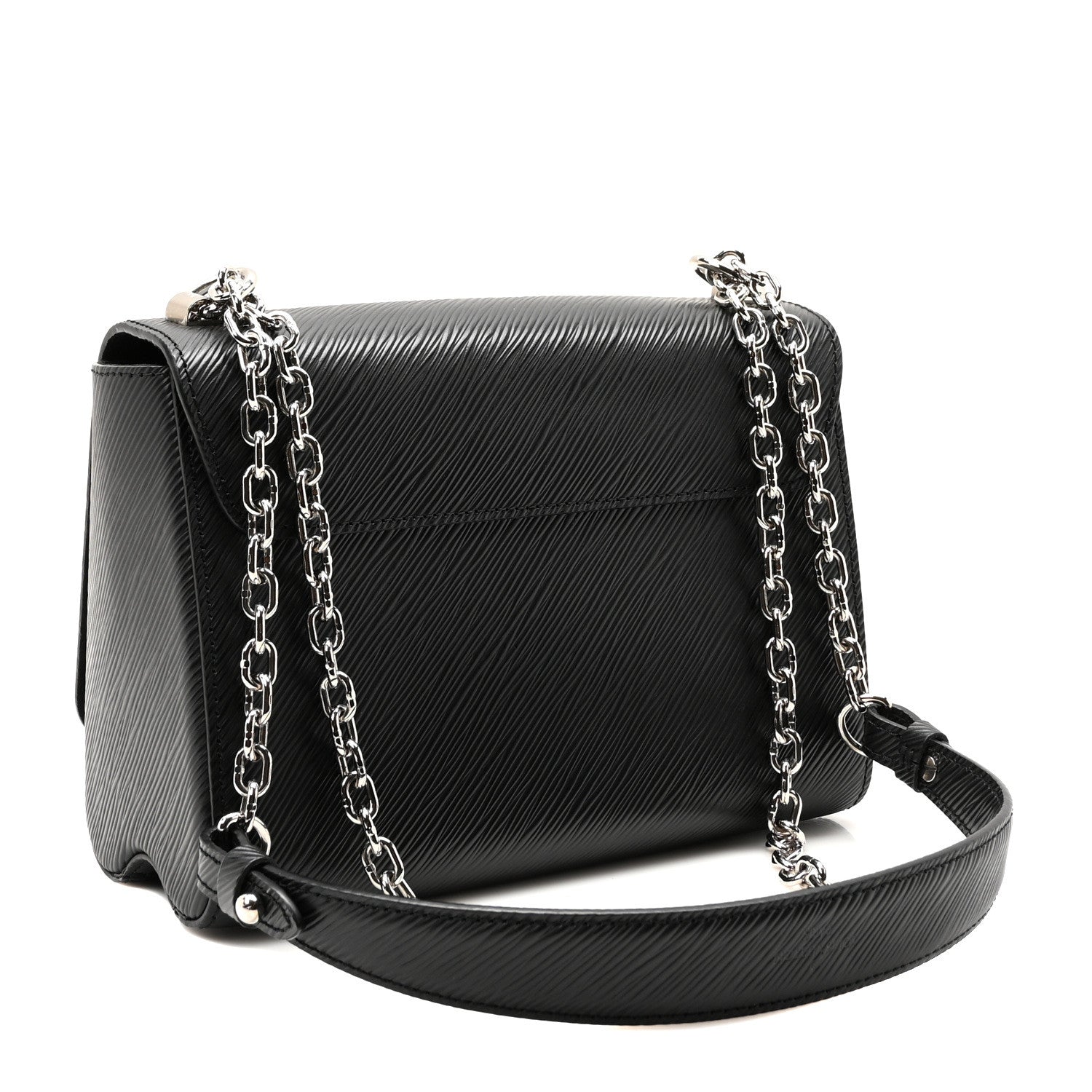 Louis Vuitton Epi Twist Shoulder Bag MM Black 4 of 10