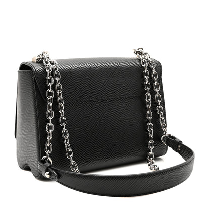 Louis Vuitton Epi Twist Shoulder Bag MM Black 4 of 10