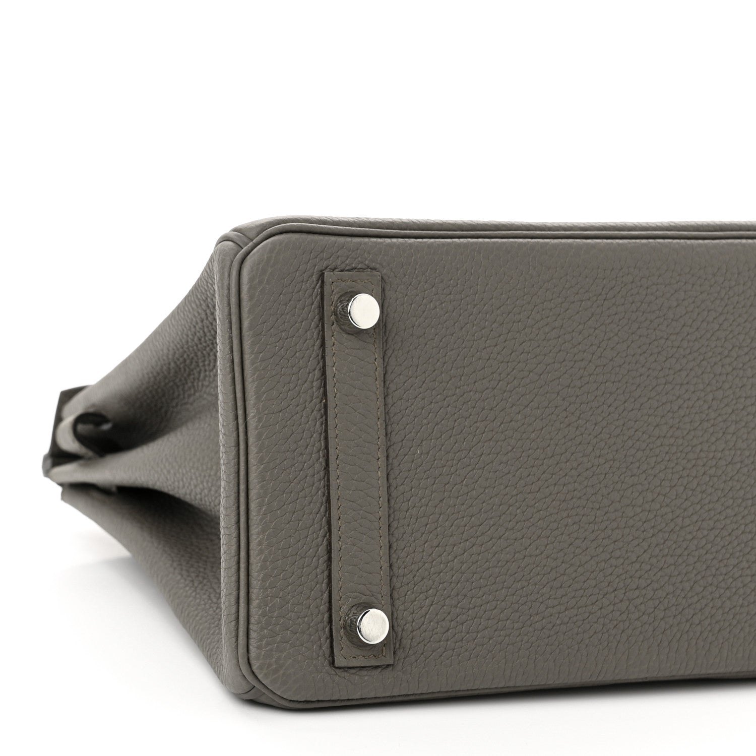 Hermes Togo Birkin 25 Etain 9 of 11