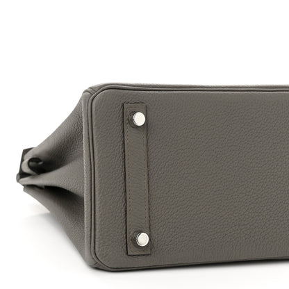 Hermes Togo Birkin 25 Etain 9 of 11