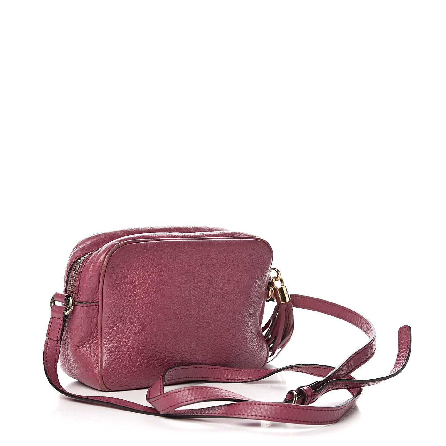 Pebbled Calfskin Small Soho Disco Bag Peonia Flower