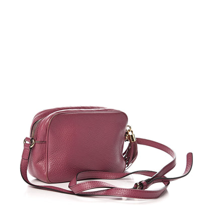 Gucci Pebbled Calfskin Small Soho Disco Bag Peonia Flower 2 of 16
