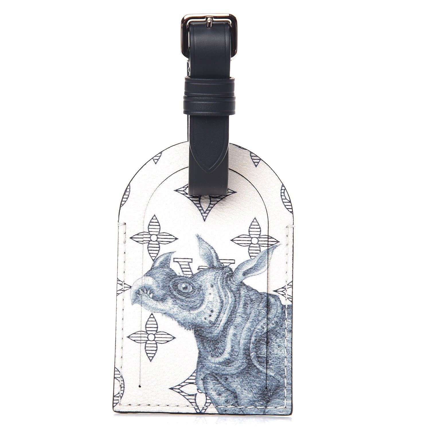 Louis Vuitton Savane Monogram Rhinoceros Chapman Luggage Tag 1 of 3
