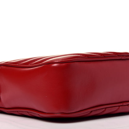 Saint Laurent Calfskin Matelasse Monogram Lou Camera Bag Rouge Eros 8 of 9
