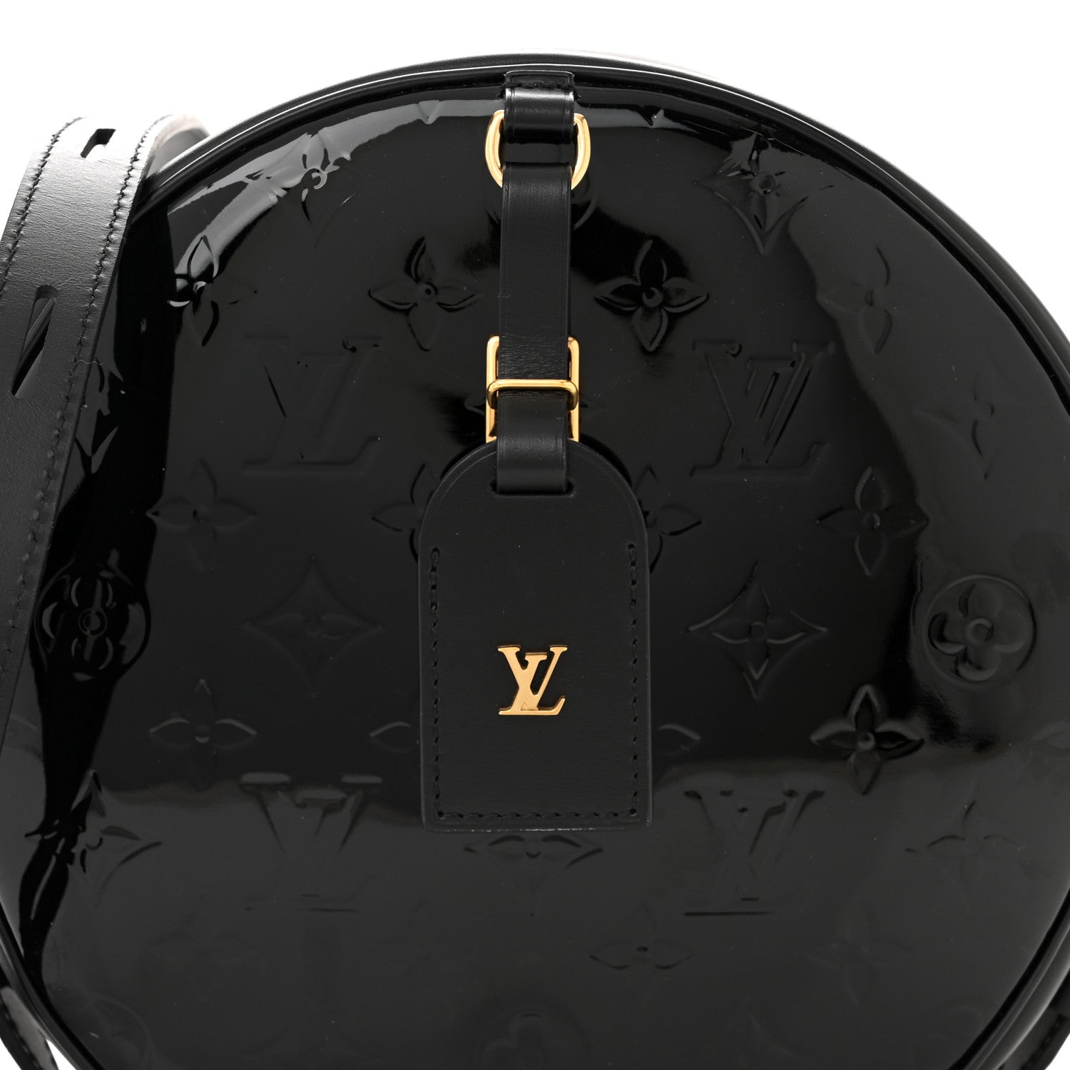 Louis Vuitton Vernis Boite Chapeau Souple MM Black 8 of 11