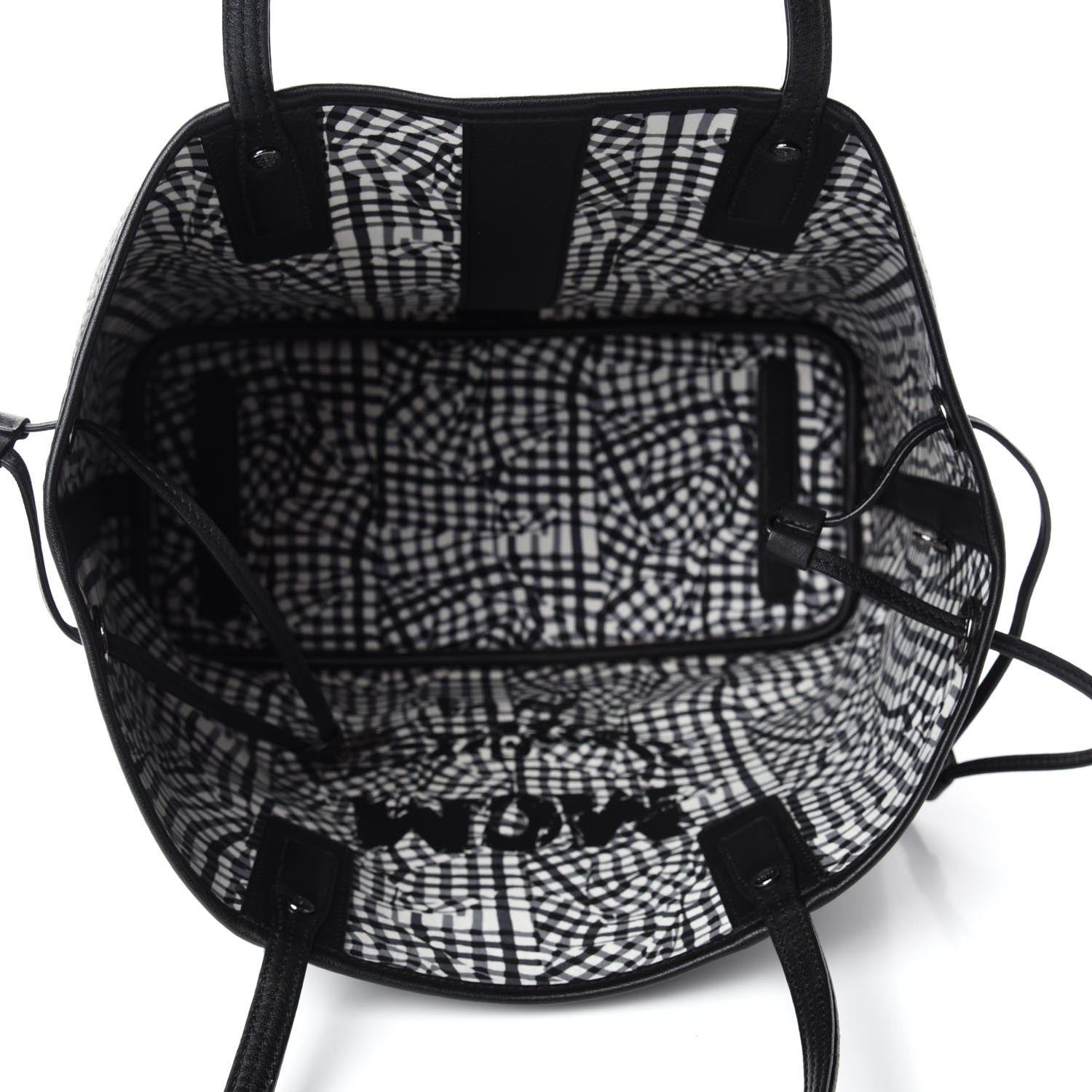 MCM Visetos Medium Liz Reversible Shopper Tote Black 5 of 15