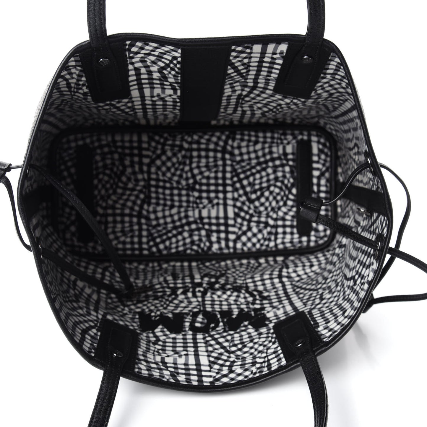 Visetos Medium Liz Reversible Shopper Tote Black