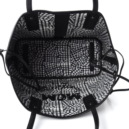 MCM Visetos Medium Liz Reversible Shopper Tote Black 5 of 15
