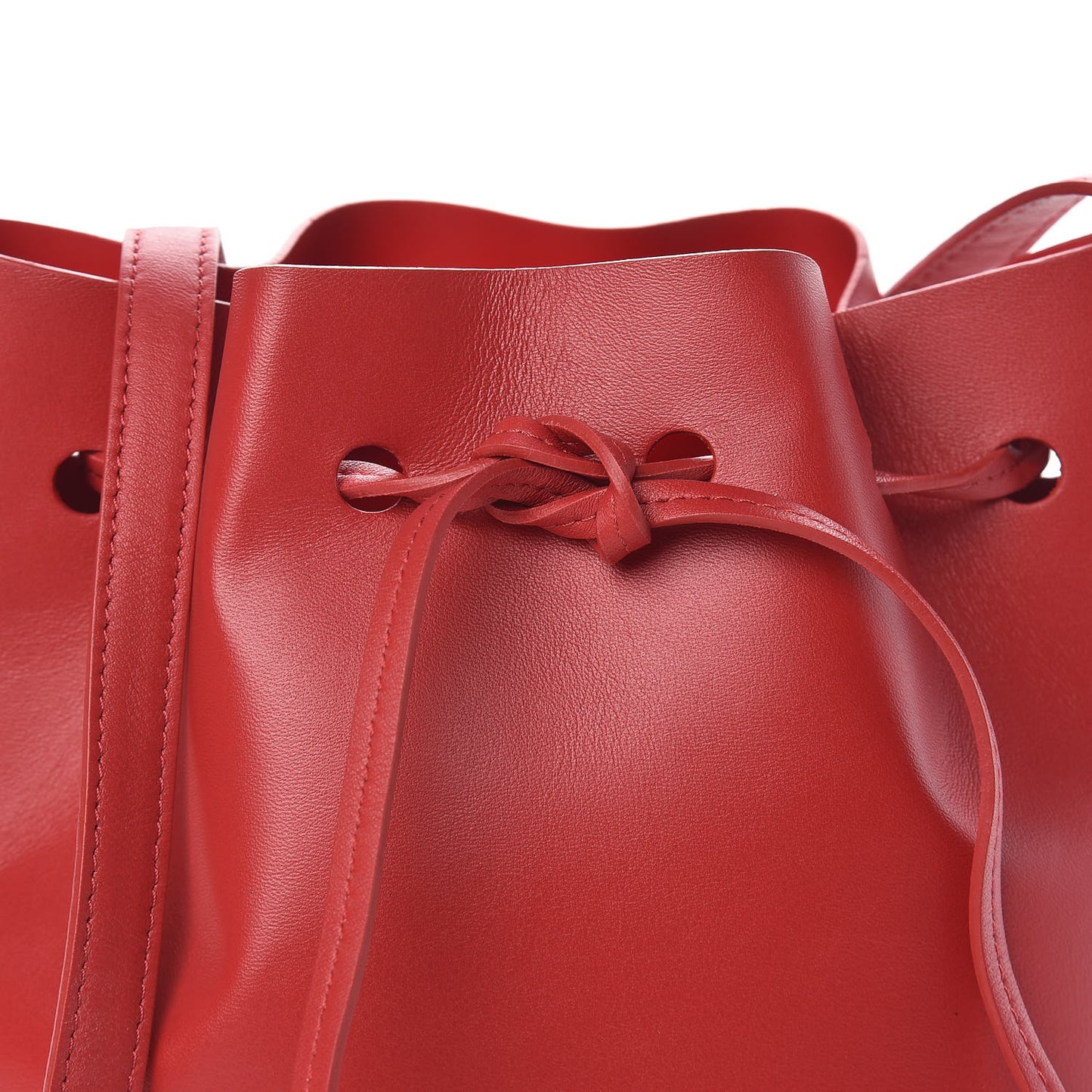 Calfskin Mini Bucket Bag Flamma