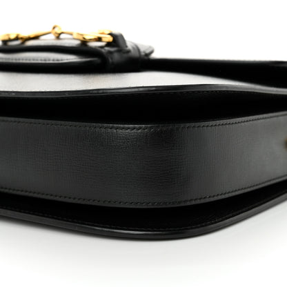 Gucci Azalea Calfskin Horsebit 1955 Shoulder Bag Black 10 of 11
