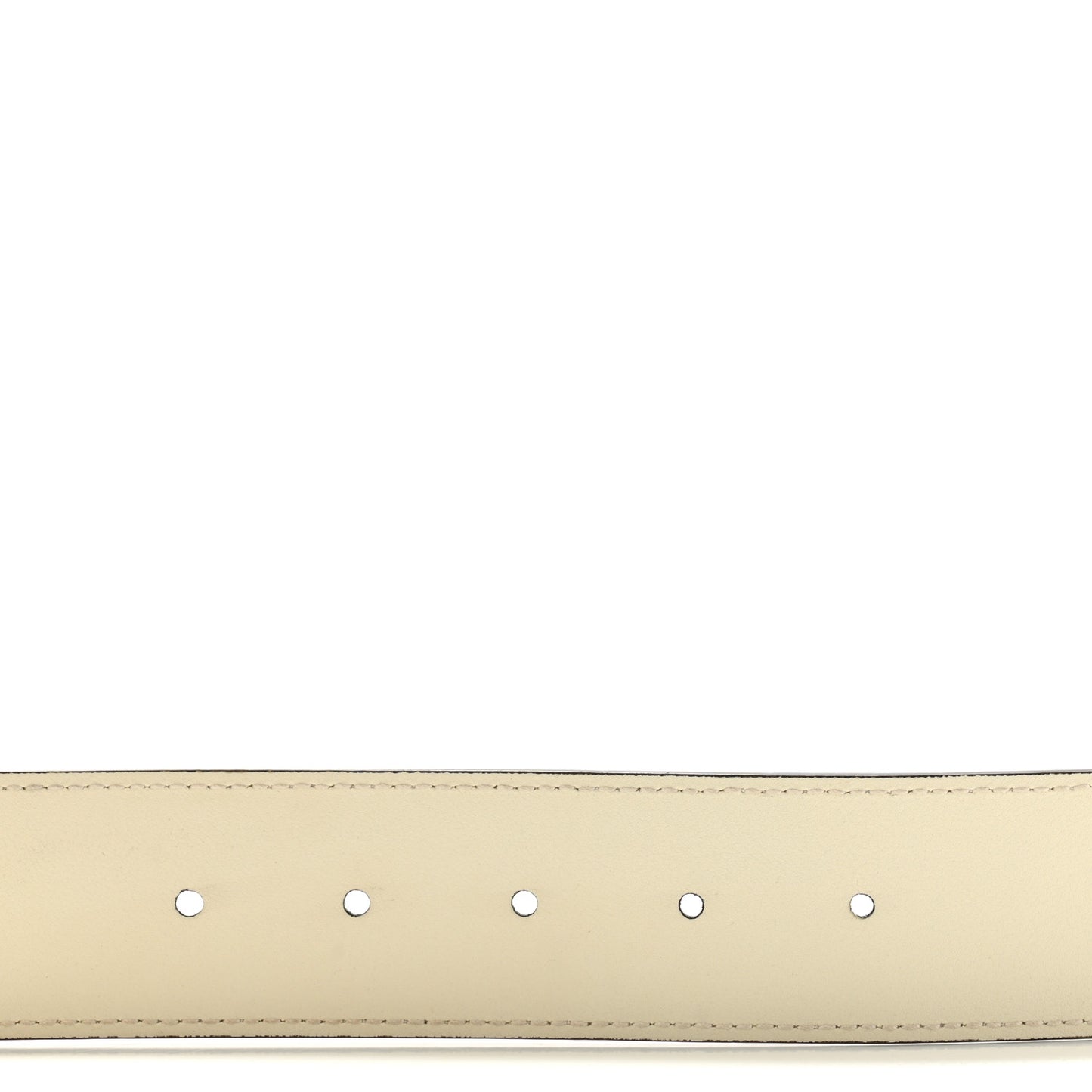 Calfskin Double G 40mm Belt 80 32 Mystic White