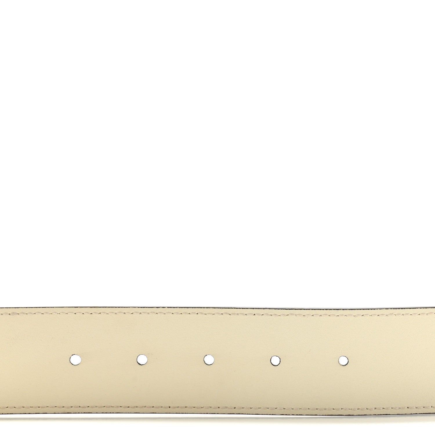 Gucci Calfskin Double G 40mm Belt 80 32 Mystic White 5 of 6