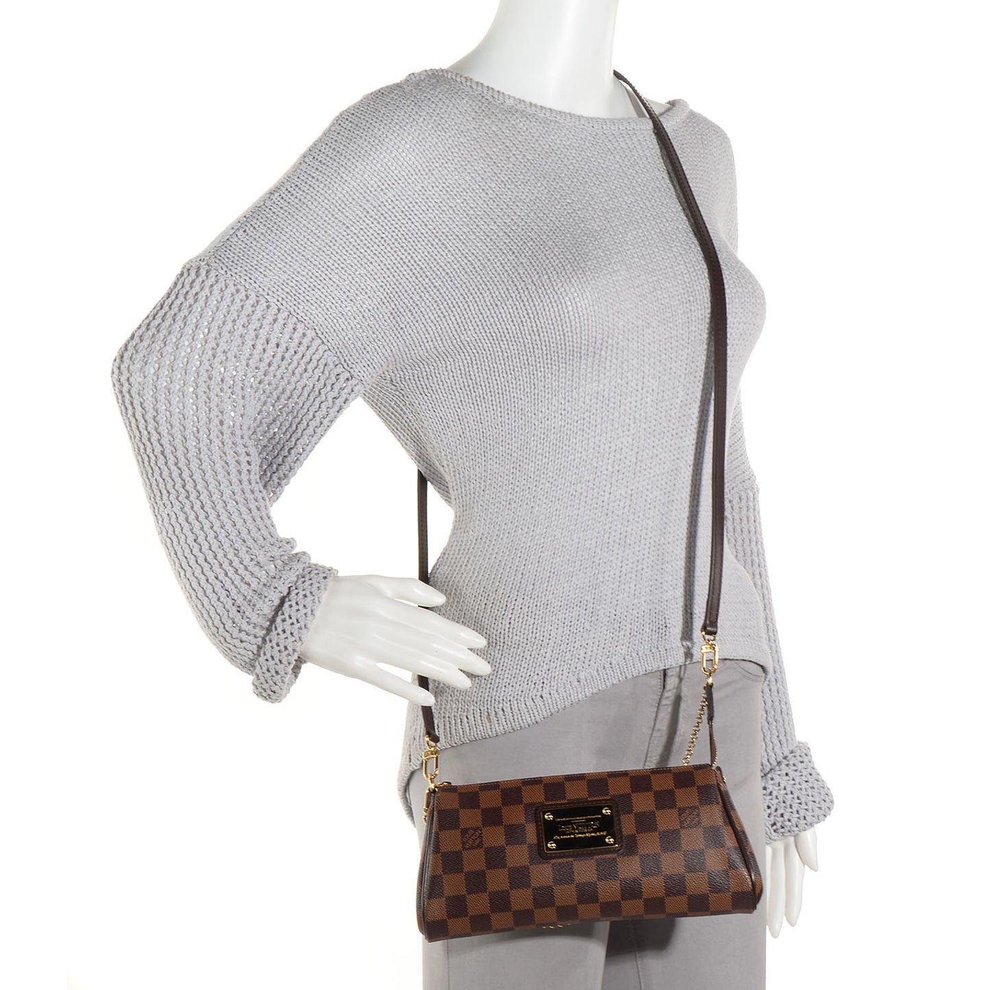 Damier Ebene Eva Clutch