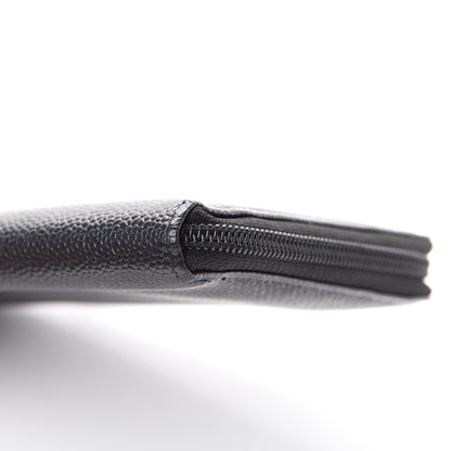 Chanel Caviar Large Timeless CC Zip Around Organizer Wallet Black 11 of 12