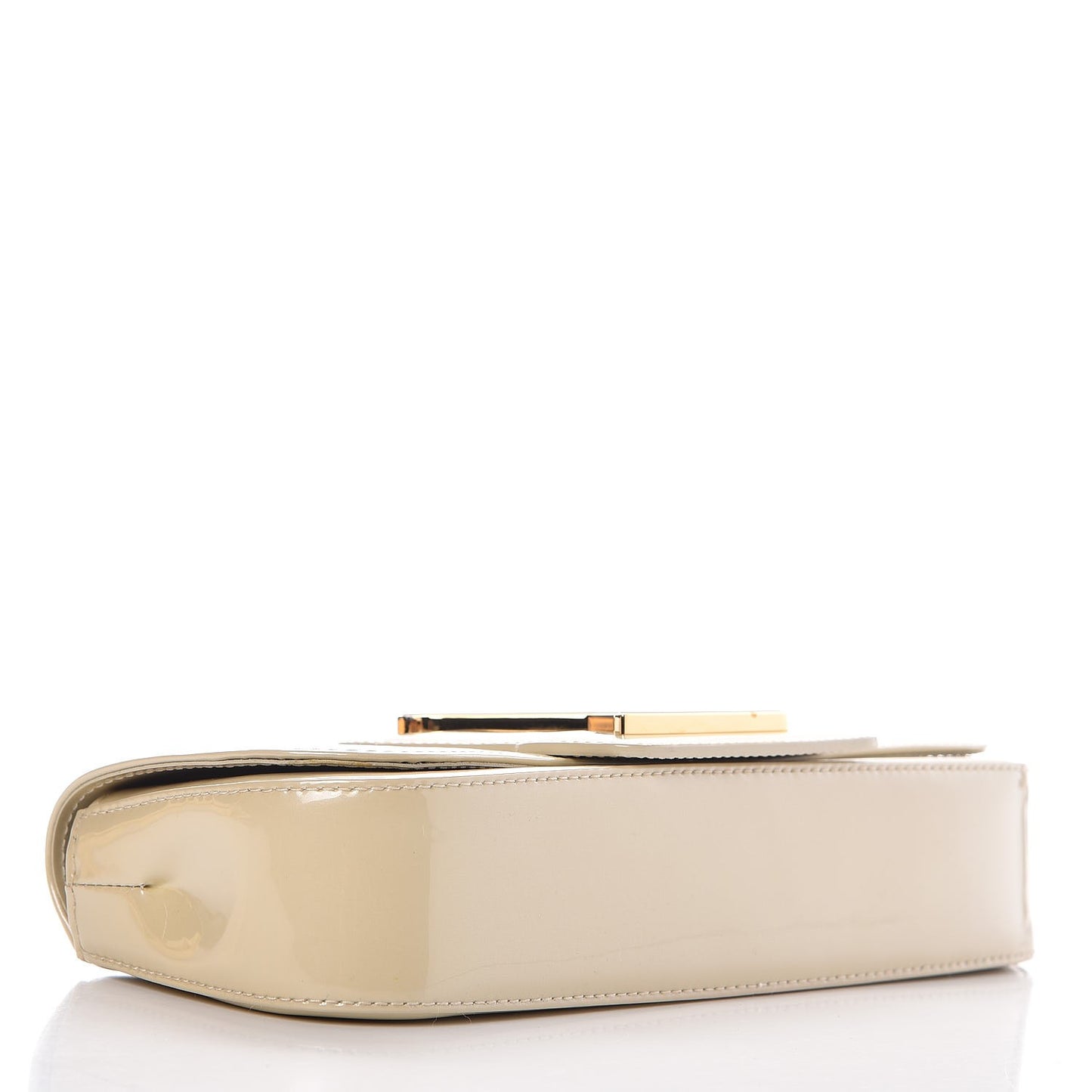 Patent Sobe Clutch Blanc Corail