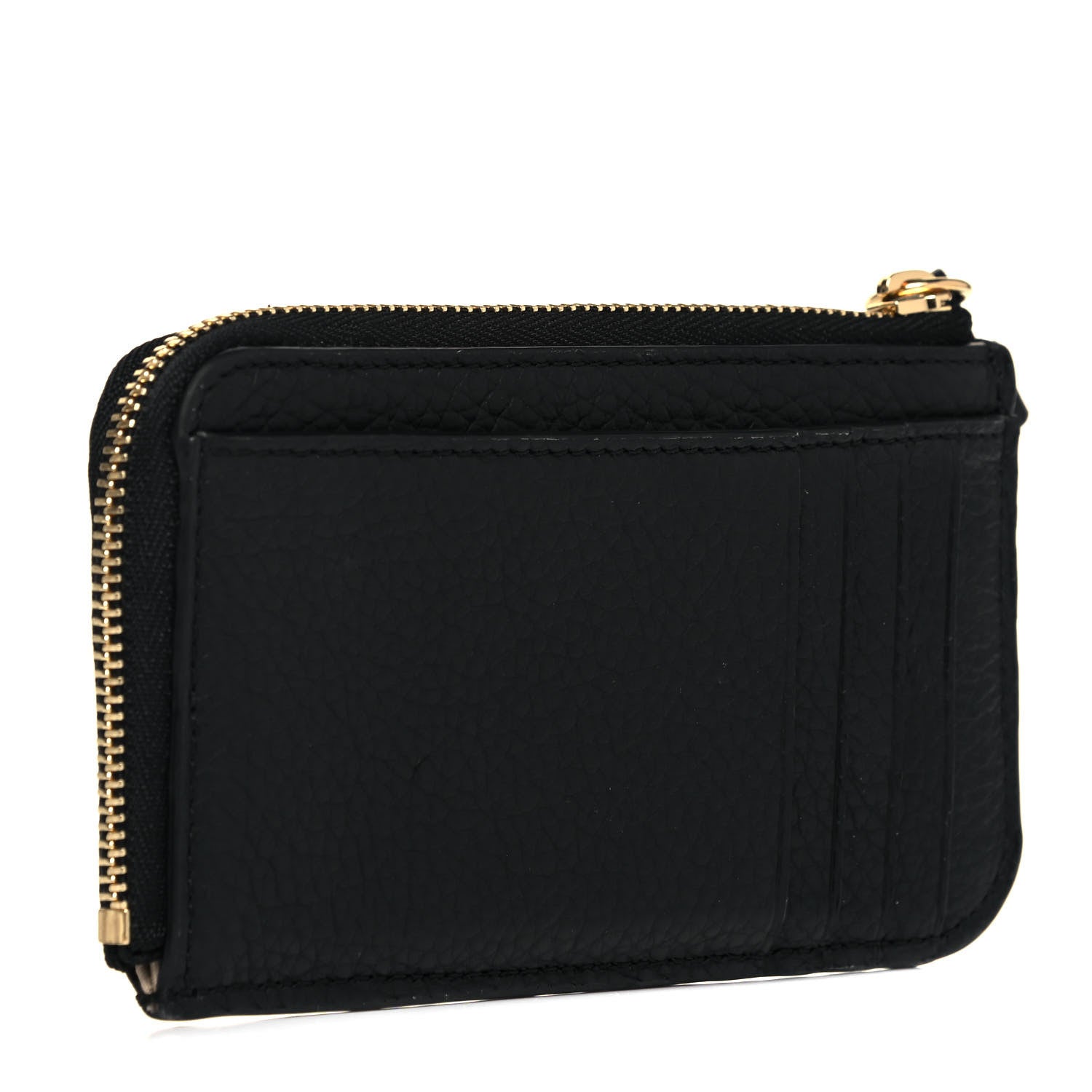 Chloe Calfskin Alphabet Purse Wallet Black 3 of 9