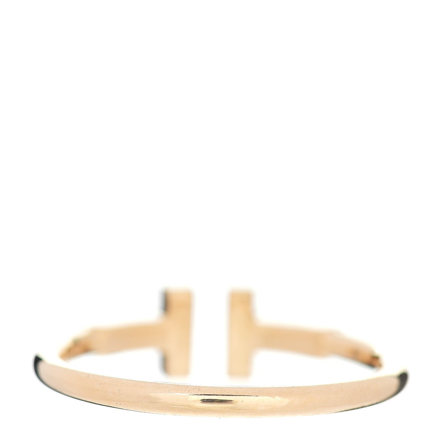 Tiffany 18K Yellow Gold T Wire Ring 56 7.5 4 of 6